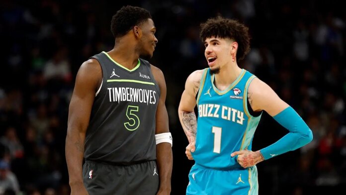 Anthony Edwards Lamelo Ball Minnesota Fox News 001 696x392