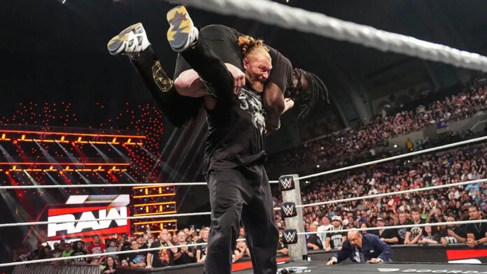 Brock Lesnar Oba Femi Raw Fox News 001 696x392