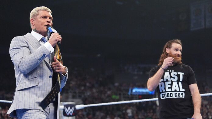 Cody Rhodes Sami Zayn Smackdown Fox News 001 696x392