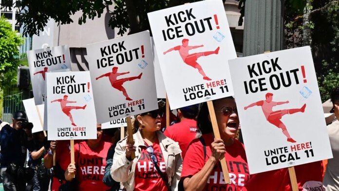Sofi Stadium World Cup Protest Fox News 001 696x392