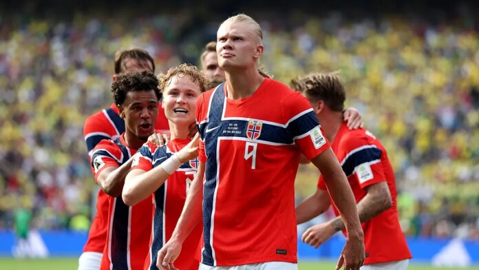 Erling Haaland Norway Brazil 696x392
