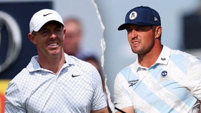 Rory McIlroy Bryson DeChambeau Split 696x392