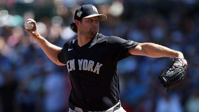 Gerrit Cole Yankees Mound 696x392