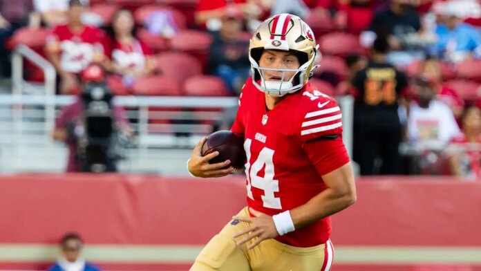 Kurtis Rourke 49ers Titans Preseason 696x392